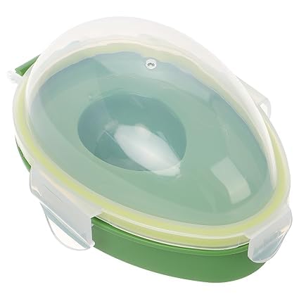 Reusable Avocado Storage Box – BPA-Free Avocado Keeper with Airtight Seal – Eco-Friendly Half Avocado Saver with Clear Lid – Preserves Cut Avocados, Reduces Waste