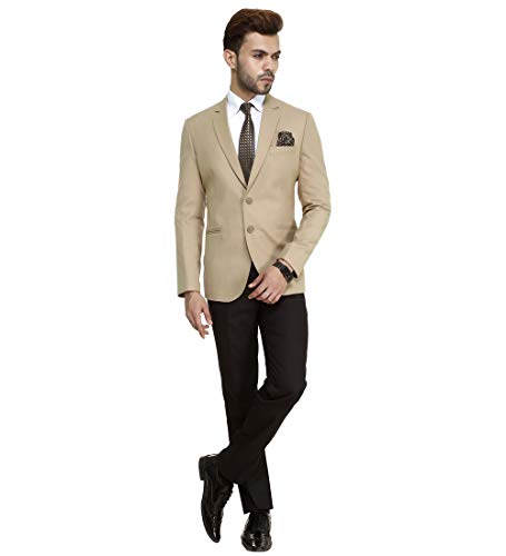 Image of MANQ Men's Slim Fit Single Breasted Blazer