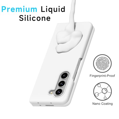 Coque Samsung Z Fold 5 silicone esthétique épurée et mate