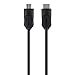 Belkin HDMI to HDMI Audio/Video Cable, 12 ft, Black