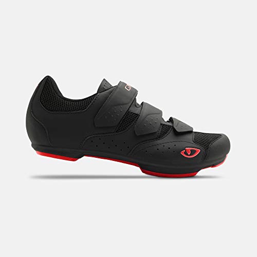 Giro Unisex – Adult Rev Road Bike Shoes, Black/Bright Red, Unisex – Adults, Road