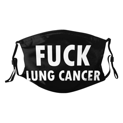 Fuck Lung Cancer Adult Dust Mask Adjustable Dust Face with 2 Filter