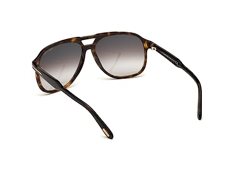 Tom Ford FT0753 52K Dark Havana FT0753 Pilot Sunglasses Lens Category 3 Size 623