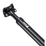 Rmiott Mountain Bike Suspension Seatpost for MTB 27.2 28.6 30.4 30.9 31.6 Adjustable Aluminum Alloy...