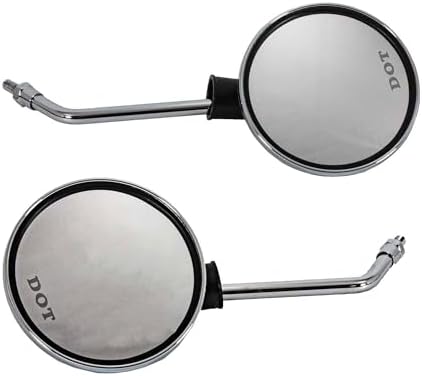 Left and Right Mirror Set For Wolf Brand Scooters, Specific OEM Part For the Wolf Model Islander. May also fit other ZNEN Motor Moped Scooters and Chinese Powersprot Vehicles.