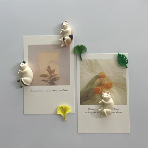 Imanes Decorativos 3D de Gato Kawaii Pack 6 miniatura 7
