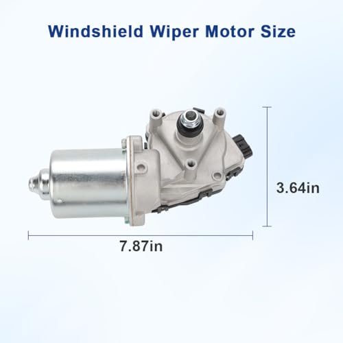 Image of Front Windshield Wiper Motor Compatible with Chevrolet Camaro Lexus