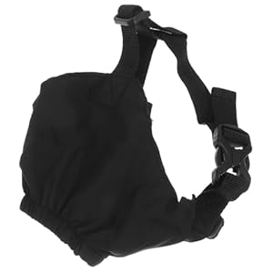 BESPORTBLE 1pc Pet Safety Eye Mask Pet Cat Blinder Dog Eye Patch Dog Grooming Face Mask Practical Pet Eye Patch Blindfold Dog Muzzle Eye Shade Noise-Cancelling Headphones Prevent Black Nylon