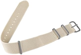 BODERRY Men's Watch Titanium Automatic Field Watch 38mm Military Watch Day Date Function 100M Waterproof with Nylon Strap Japanese NH35 Mechanical Movement & Screw Down Crown—LANDMASTER