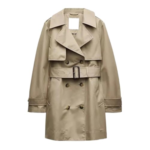 Vêtement d'extérieur intemporel couleur unie manteau automne chic pour le travail