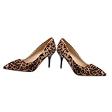 Scarpe con tacco da donna, décolleté leopardate da donna