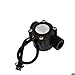 1Pc 5-18V Hall Flow Sensor 1-30L/min Water Liquid Flow Meter Switch 1.75MPa 12V Industrial Control Sensor(Black)