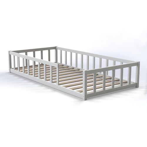 Miniatura 6 de Weber Industries Cama Nino 90x190 1 Somier Barrera Blanco