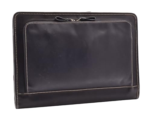 Étui en cuir véritable Aero pour tablette A4 protection intégrale et rangement cartes