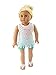 American Fashion World Pastel Fringe Shorts Set for 18-Inch Dolls | Premium Quality & Trendy Design | Dolls Clothes | Outfit Fashions for Dolls for Popular Brands