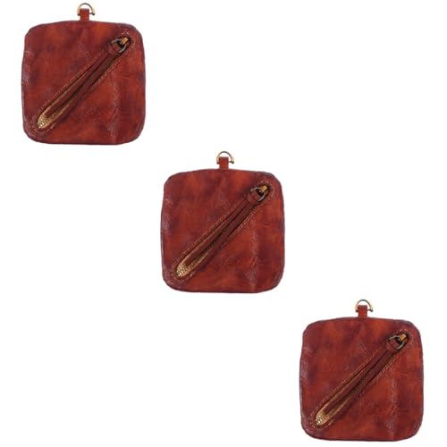 Portefeuille cuir homme vintage SOIMISS 3 pièces porte-cartes compartiment