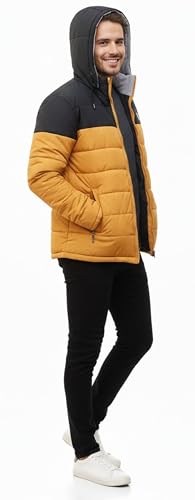 Image of Quark Export Quality Reversible Puffer Jacket in GLD Material best for Winterwear /Hiking /Biking /Camping /Mountaineering /Racing /Climbing /Tracking(Control Temperature up to 3 Degree Celsius.)(3C)