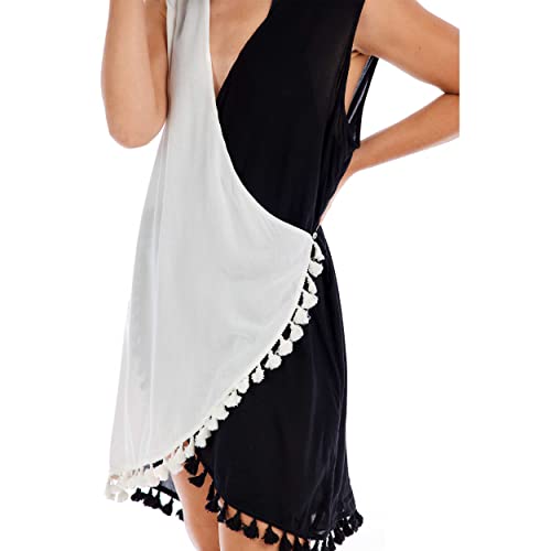 Mud Pie Women's Standard Tassel Cover-up2