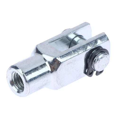 Metal Y-16 M6*1 Thread Pneumatic Cylinder Rod Piston Clevis Y Joint for 16mm Bore Mechanical Hardware 1Pcs