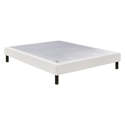 Epeda Sommier Confort Medium Deco Nature 90x190 Chiné Naturel
