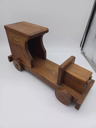 Generic Wooden Honey Truck (Winnie The Poo) style kitchenware, Brown, 225410921107_A152