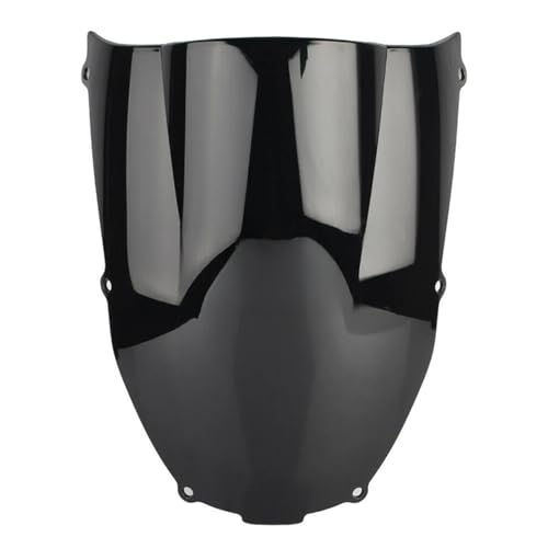 Pare-brise noir double bulle pour Kawasaki Ninja ZX6R 636 2000-2002 haute résistance