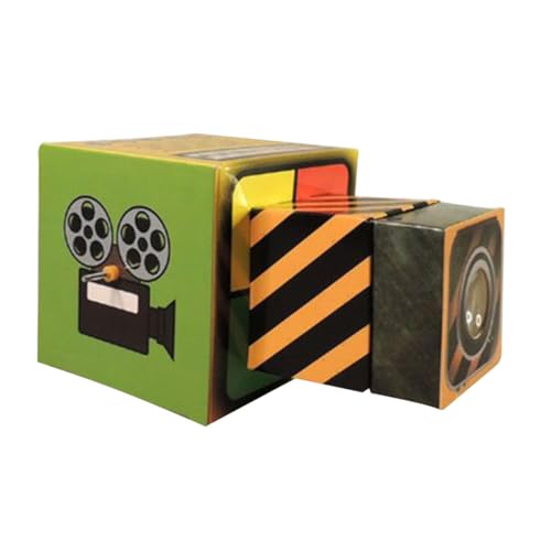 WESIEVYA 1 Jeu projecteur Bricolage Projector Game s téléphone projecteur Intelligent éducatif Enfant Robot Jouets modèles de Bricolage pour Enfants modèles assemblés Papier