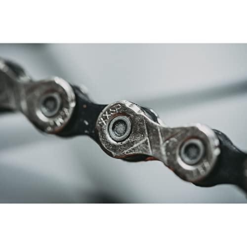 Bibike Kmc 11 Speed Chain 118 Link Upgraded X11 Silver/Black Chain #TOP6