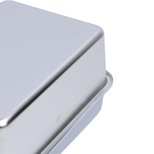 Caixa de Areia para Gatos de Aço Inoxidável, Caixa de Areia para Gatos Grandes e Resistentes, Fácil