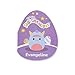 Squishmallows Original 8in Evangeline The Blue Monster – Official Jazwares Easter Plush (Little)