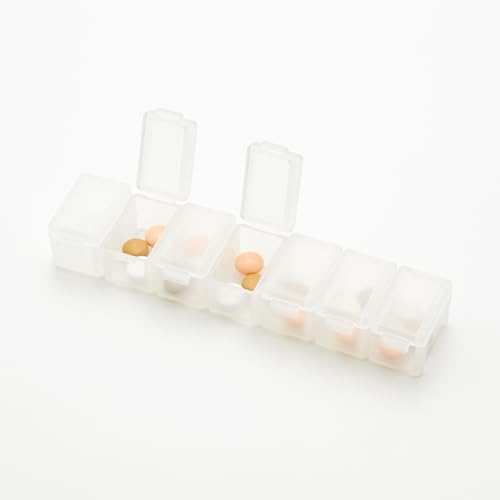 無印良品 ポリプロピレンつなげて使えるピルケース 半透明 7連結タイプ OHB90A9A の商品画像 3