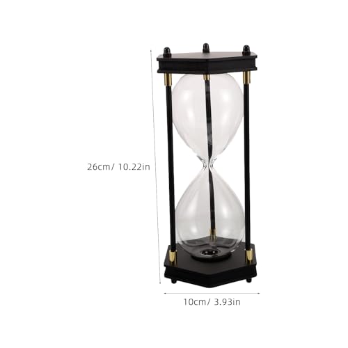 Reloj de arena personalizable minkissy para rellenar madera estilo vintage 3