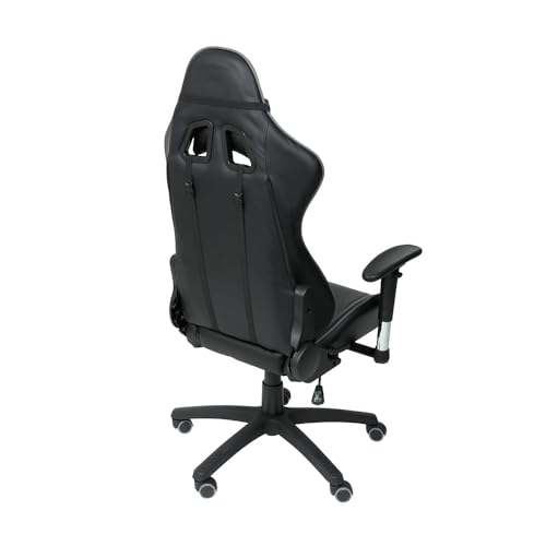 CADEIRA RAPTOR GAMER PRETA E CINZA BASE RODIZIO - OR DESIGN, Preto, OR-3318PRETA