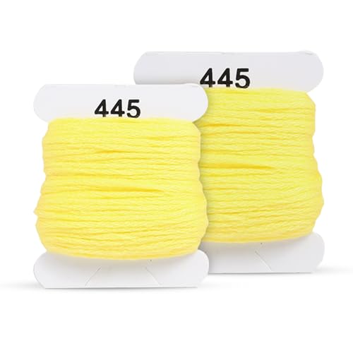 Image of Embroidery Floss Kit and Refills - Cotton Threads - DMC Color Coding for Cross Stitch, String Crafts, Friendship Bracelets
