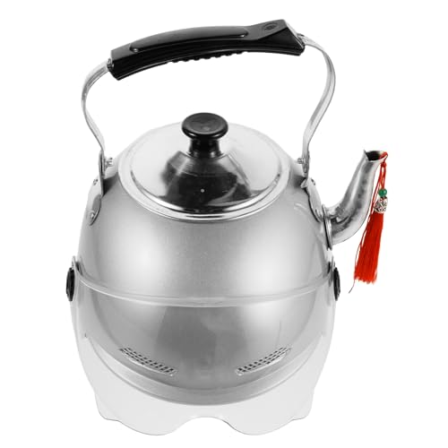 MAGICLULU Teapot Hat Drinking Kettle Shaped Helmet Funny Cosplay Cap For Adult Humor Content Creators Comedians Short Video Live Streaming Restaurant Photo Prop