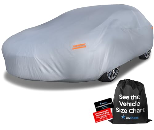 EzyShade 10-Layer Waterproof Sports Car Cover. See Vehicle Size-Chart for Accurate Fit. All Weather Outdoor Covers. Camaro Challenger Firebird GTO Classic Cars Sun Snow Rain. Size C5 (See SizeChart) by EzyShade - Used condition - CA$65.95