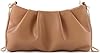 QIRACHIC Damen Clutch Geldbörse Plissee Abendhandtasche Schultertasche mit abnehmbarer Kette und Schultergurt, Khaki #3