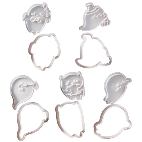 Set of 5 Eerie Kitchen Cookie Molds Set Halloween Themed Biscuits Crafting Molds for Eerie Treats and Parties Home Baking Essential - Image 9