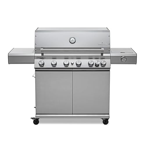 KESSER® Gasgrill Master BBQ mit 800°C Infrarot & Grill-Thermometer, LED-Beleuchtung, Keramik 4+1 Brenner aus Edelstahl XXL Grillwagen Grill, Seitenkocher, 5-11 KG Gasflasche Piezozündung Silber 3 GRANDSTATE 6-Brenner Gasgrill EAGLE 652 G mit Keramik-Infrarot-Steak-Brenner, Seitenkocher und Gusseisen-Grillrost, Gesamtleistung von 27,2 kW, inkl. Grill Schutzhülle