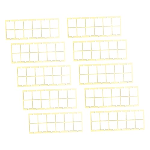 Parliky 10 fogli Nastro Biadesivo per Pannelli Fonoassorbenti Adesivo Forte e Rimovibile per Schiuma Acustica e Decorazioni Muro