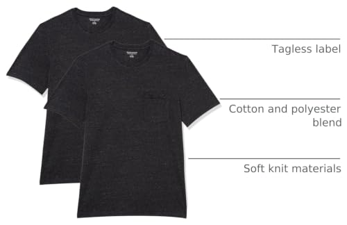 Image of Amazon Essentials Men's Short-Sleeve Crewneck Pocket T-Shirts