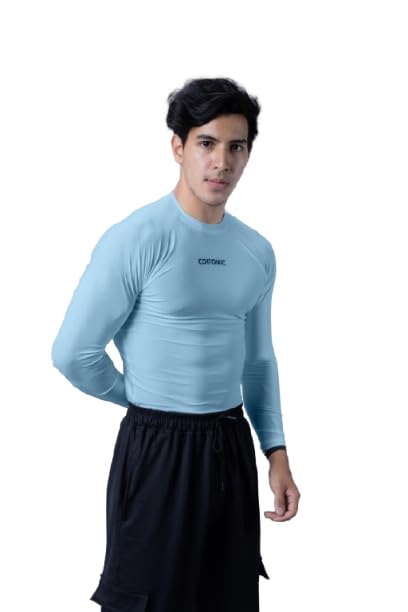 COITONIC Men Compression Full Sleeves Round Neck T-Shirt for Gym and Sports Wear-picture-55