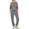 Terecey Conjunto Deportivo Mujer 2 Piezas Sudadera de Manga Larga y Pantalón Jogger con Puños Chándal Mujer Completo Ropa de Deporte para Fitness y Tiempo Libre