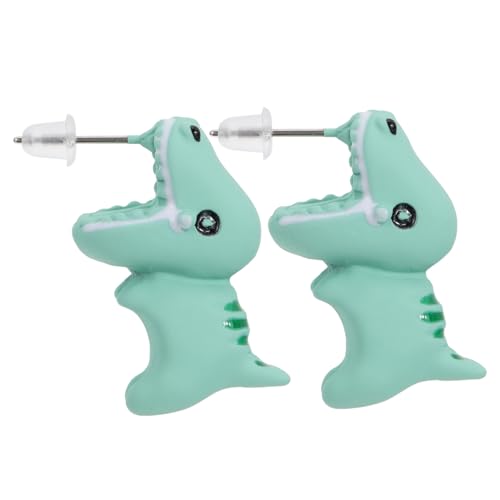 Pendientes de dinosaurio joyas creativas para orejas de mujer