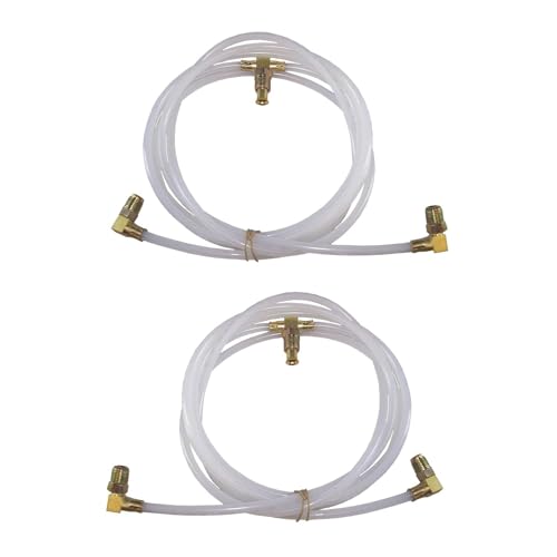 CLQWIAS for Dodge for Polara 1969-1970 Top Hoses Line Set Pair