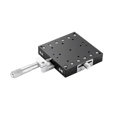 Plataforma de ajuste fino de eje X 90x90mm con corredera de cojinete lineal manual X90-C