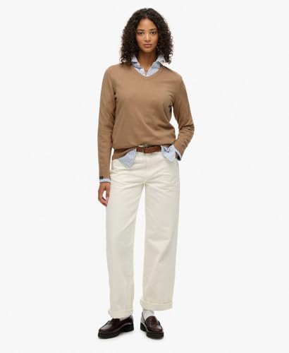 Pull à col en V classique femme Superdry - vue 6