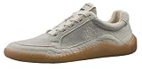Vivobarefoot Men's Gobi II Premium Canvas Barefoot Sneaker, Ivory, 7