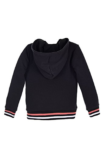 Felpa con cappuccio e cerniera in poliestere, da