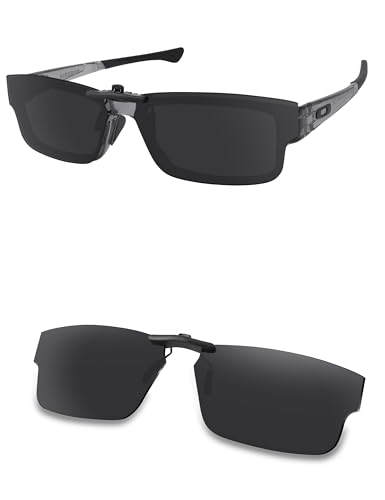 Image of AOZAN Polarized Clip-on Sunglasses for Oakley Airdrop OX8046 55mm, Anti Glare and Scratch Resistant - Onyx Black